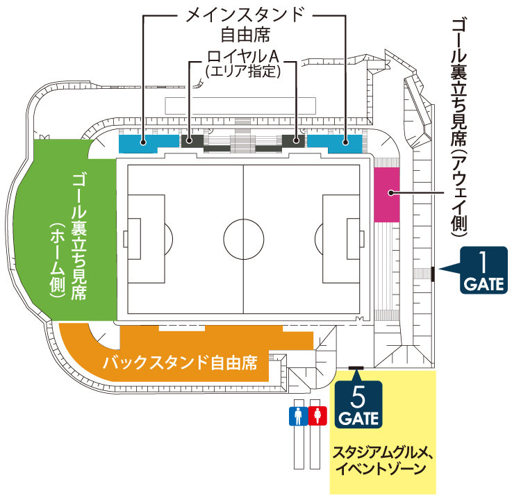 チュウブyajinスタジアム 席種 価格案内 ガイナーレ鳥取 チュウブyajinスタジアム 席種 価格案内 ガイナーレ鳥取